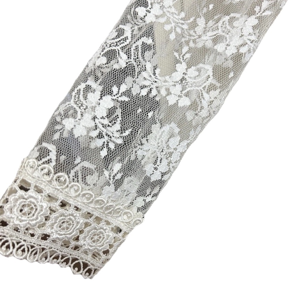 Vintage Scott McClintock blouse Size 10 Lace High Neck Victorian Boho Bridgeton - Picture 4 of 8